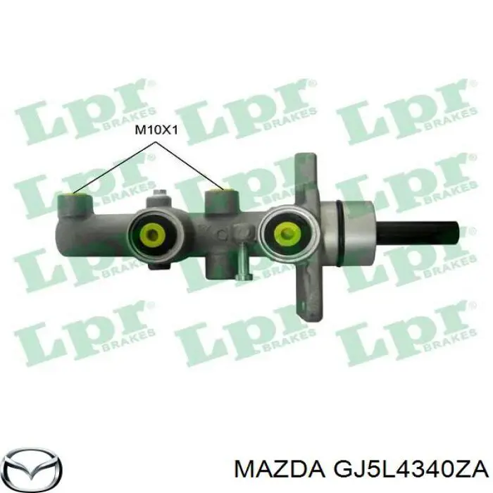 Цилиндр тормозной главный Mazda GJ5L4340ZA