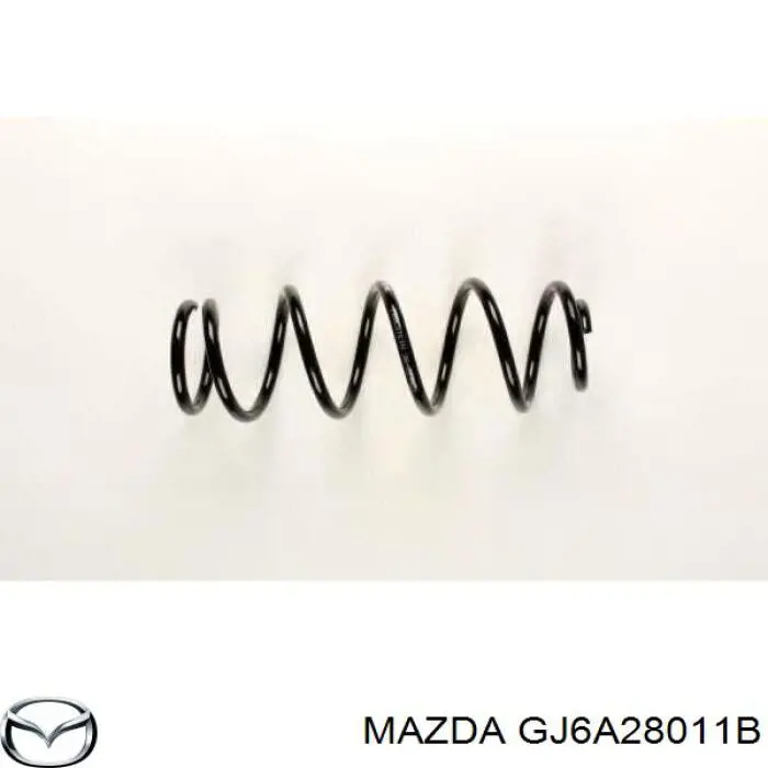 GJ6A28011B Mazda пружина задняя