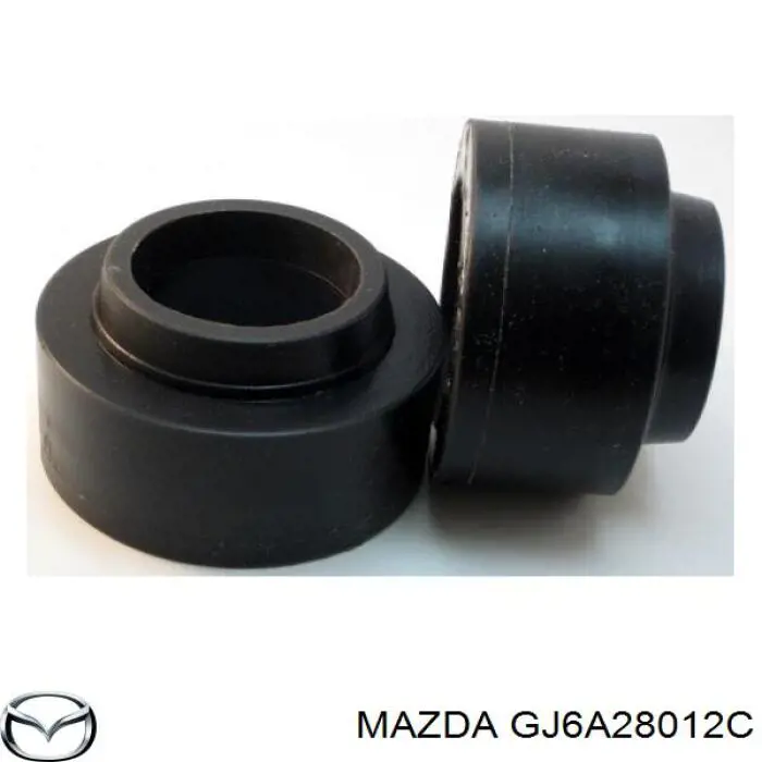 GJ6A28012B Mazda espaçador (anel de borracha da mola traseira)