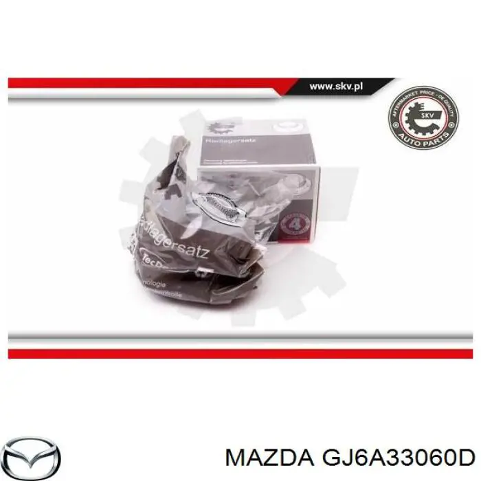 Ступицы передних колес Mazda GJ6A33060D цена, от 20.27 USD