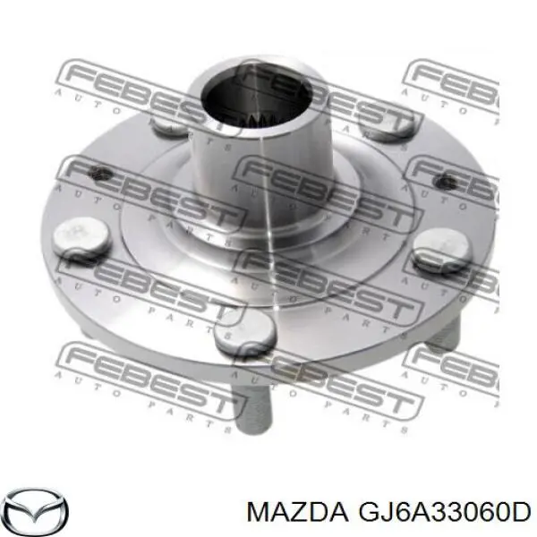 Купить GJ6A33060D Mazda Ступица переднего колеса