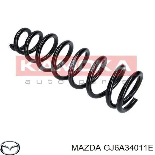 Купить GJ6A34011E Mazda Пружина передняя правая