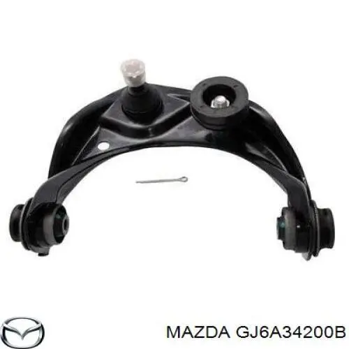 GJ6A34200B Mazda braço oscilante superior direito de suspensão dianteira