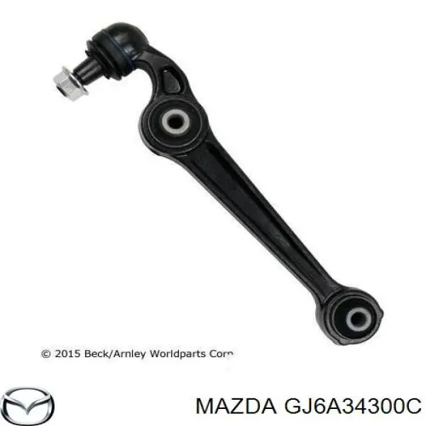 Barra oscilante, suspensión de ruedas delantera, inferior izquierda/derecha GJ6A34300C Mazda