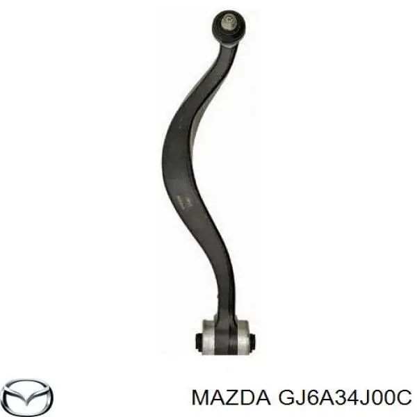 Купить GJ6A34J00C Mazda Нижний правый рычаг передней подвески