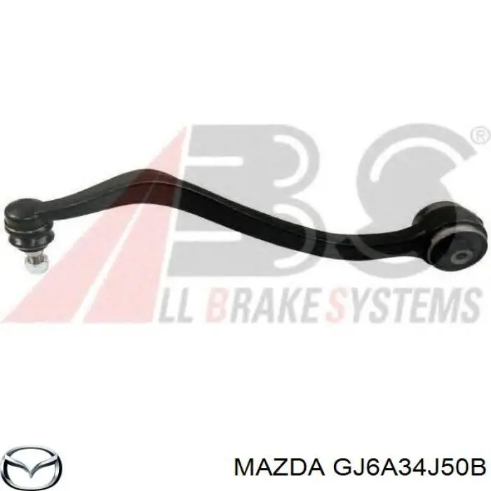 Левый рычаг передней нижней подвески Mazda GJ6A34J50B цена, от 35.12 USD