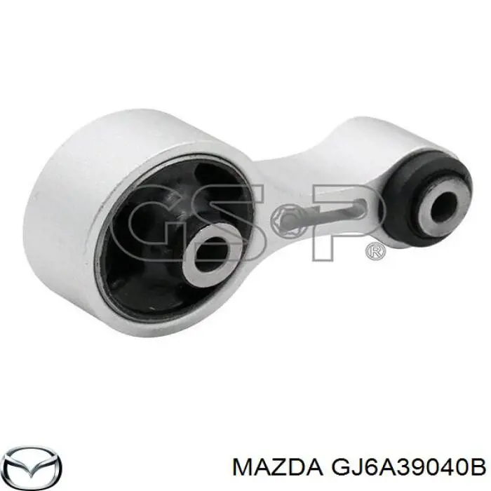 Compre GJ6A39040B Mazda Coxim (suporte) traseiro de motor