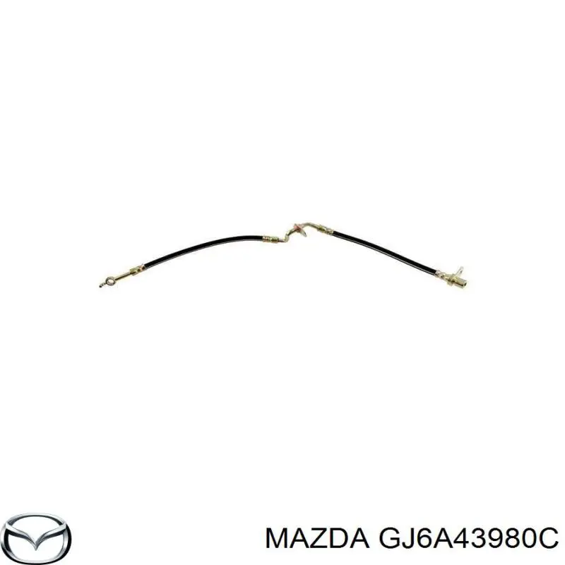 Передний правый тормозной шланг ABS SL6139