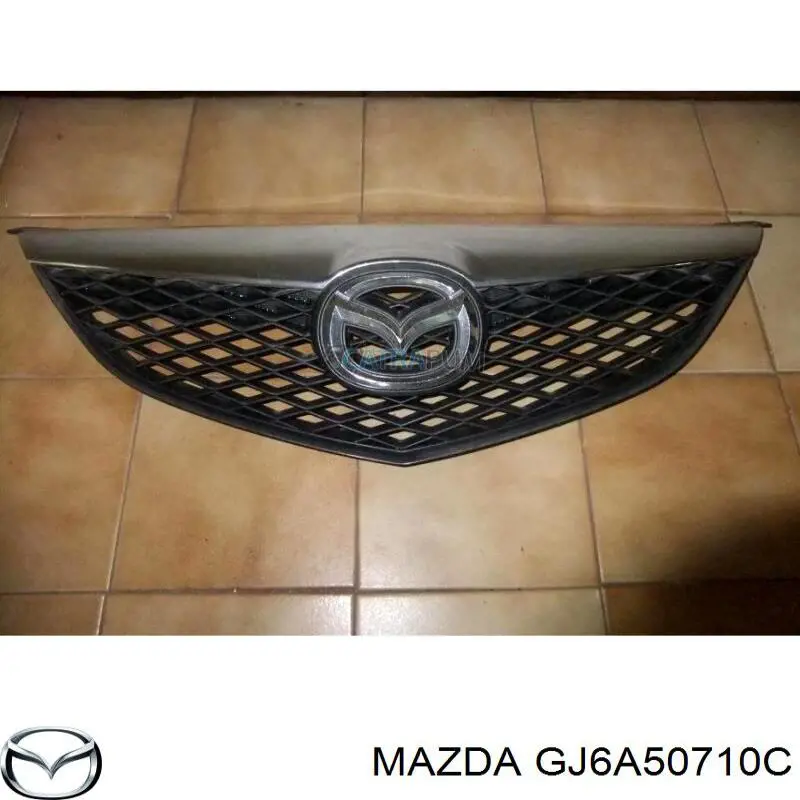 GJ6A50710A Mazda grelha do radiador