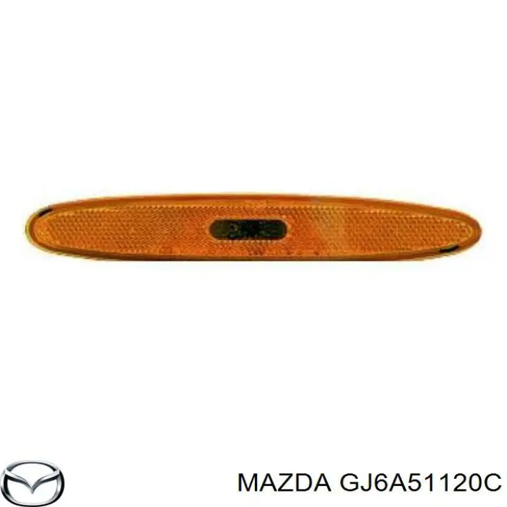 Повторитель поворота на крыле на Mazda 6 GG