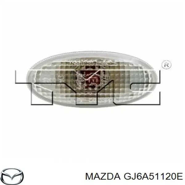 GJ6A51120E Mazda повторитель поворота на крыле