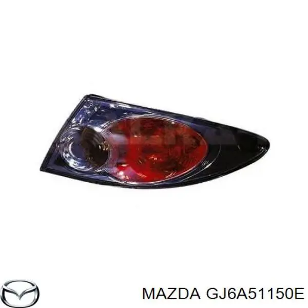 Фара задняя правая внешняя Mazda GJ6A51150E цена, от 33.38 USD