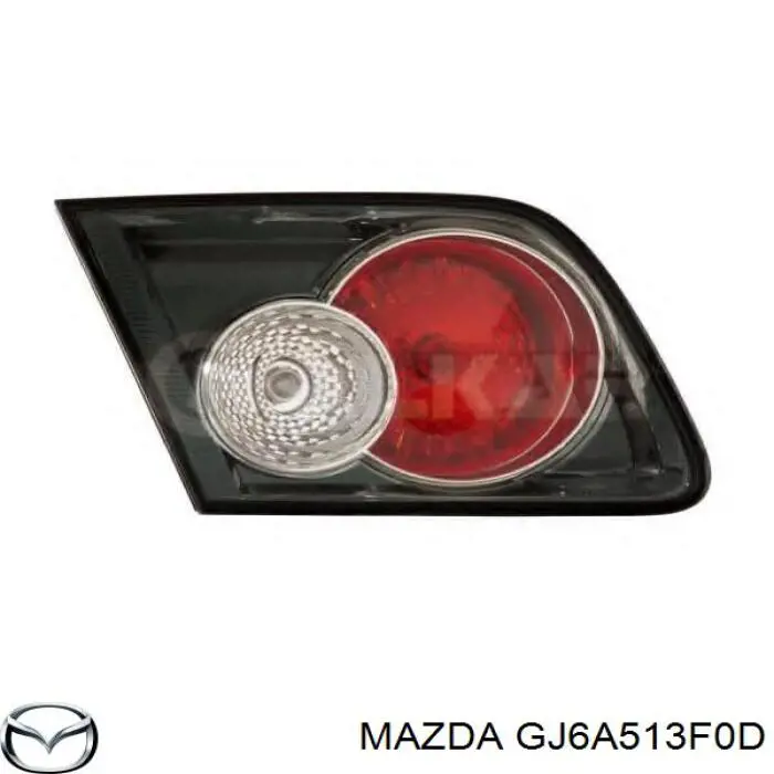 Фонарь задний правый, внутренний Mazda GJ6A513H0C цена, от 13.94 USD