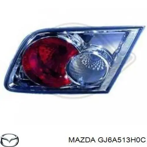 Фонарь задний правый внутренний Mazda GJ6A513H0C