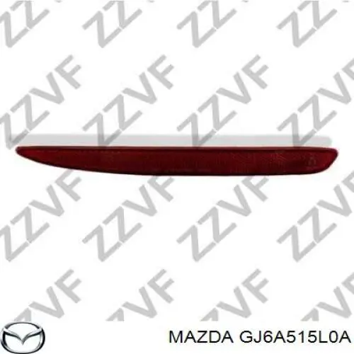 Купить GJ6A515L0A Mazda Правый катафот заднего бампера