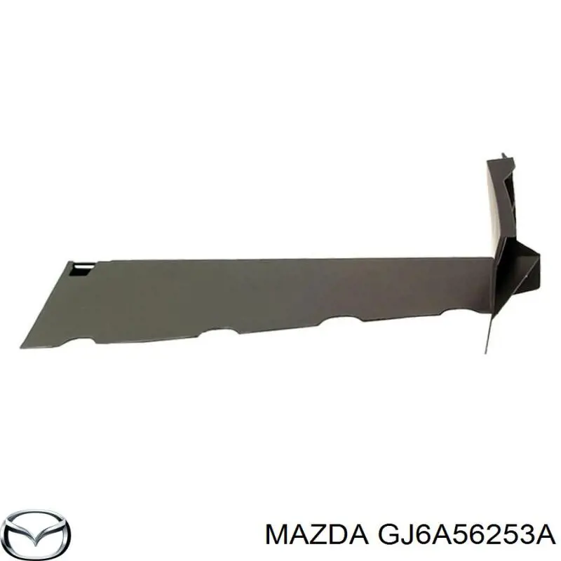 Воздуховод (дефлектор) радиатора левый Mazda GJ6A56253A цена, от 16.28 USD