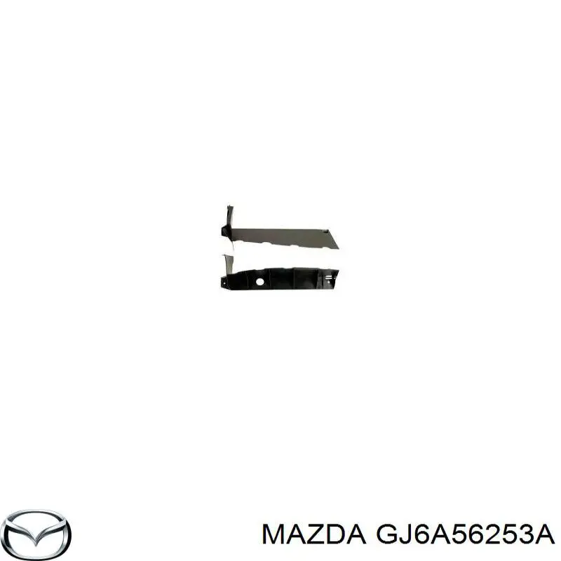GJ6A56253A Mazda Воздуховод (дефлектор) радиатора левый