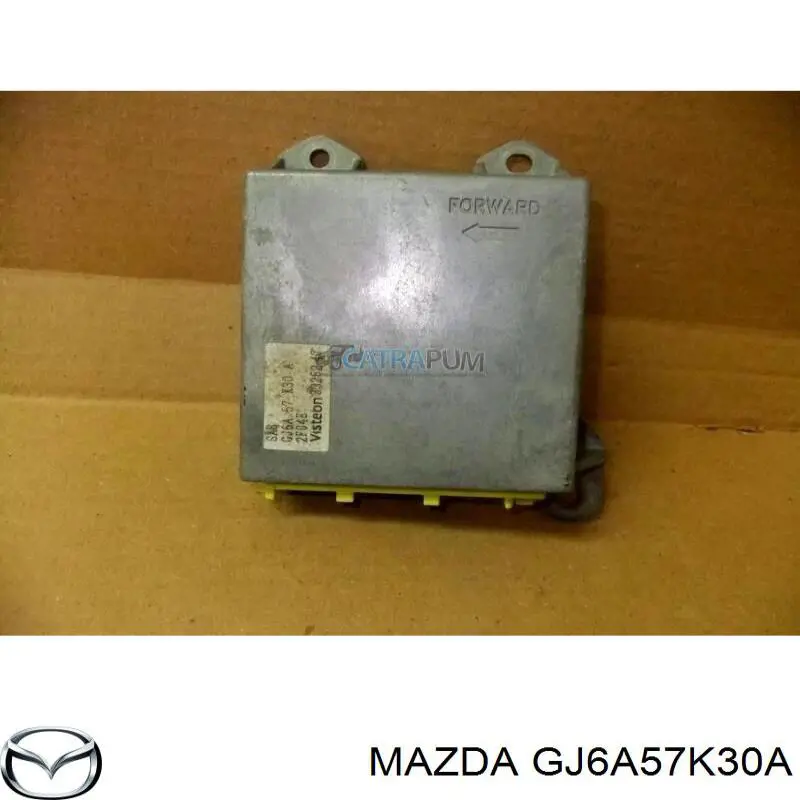 Модуль-процессор управления подушкой безопасности (ЭБУ AIRBAG) на Mazda 6 GG
