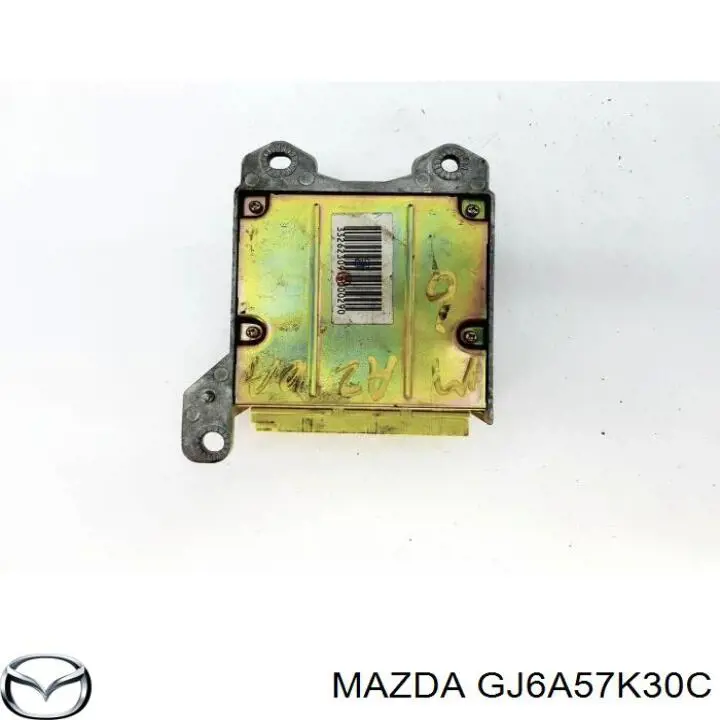 GJ6A57K30C Mazda módulo processador de controlo da bolsa de ar (centralina eletrônica airbag)