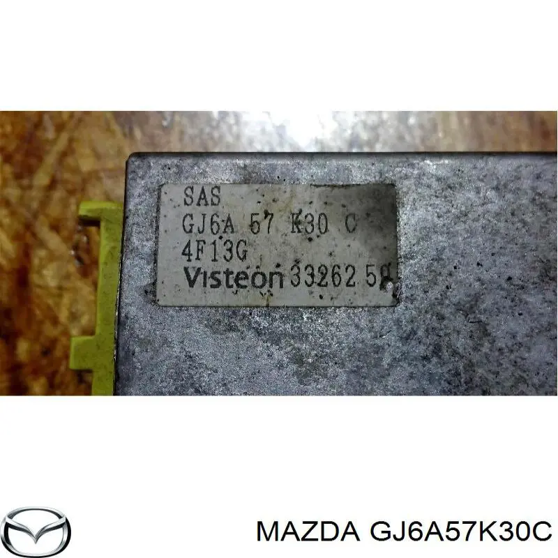 Модуль-процессор управления подушкой безопасности (ЭБУ AIRBAG) GJ6A57K30C Mazda