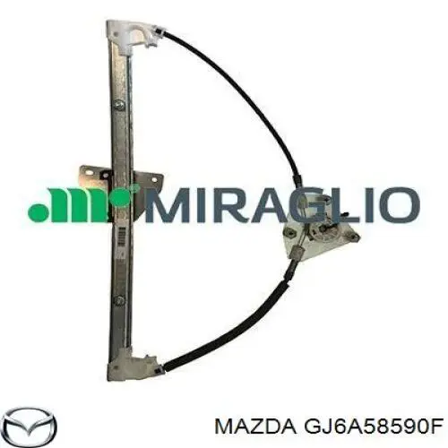GJ6A58590F Mazda механизм стеклоподъемника двери передней правой