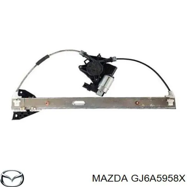 Мотор стеклоподъемника двери передней на Mazda 6 GG