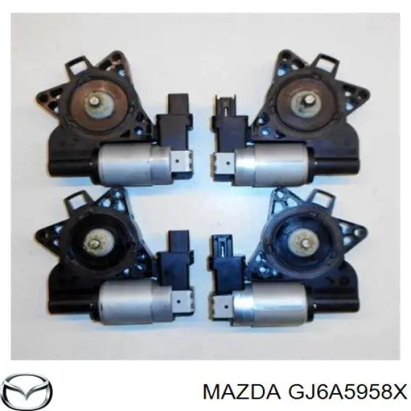 Motor de acionamento de vidro da porta dianteira esquerda Mazda GJ6A5958X preço, a partir de 103,33 USD