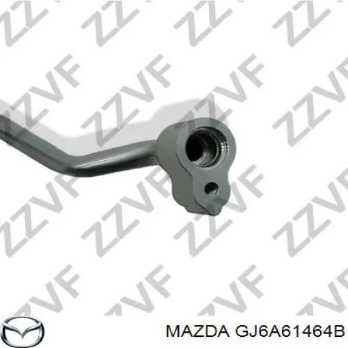 GJ6A61464B Mazda mangueira de aparelho de ar condicionado, desde o compressor até o radiador