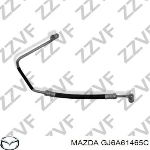 GJ6A61465B Mazda mangueira de aparelho de ar condicionado, desde o radiador até o vaporizador