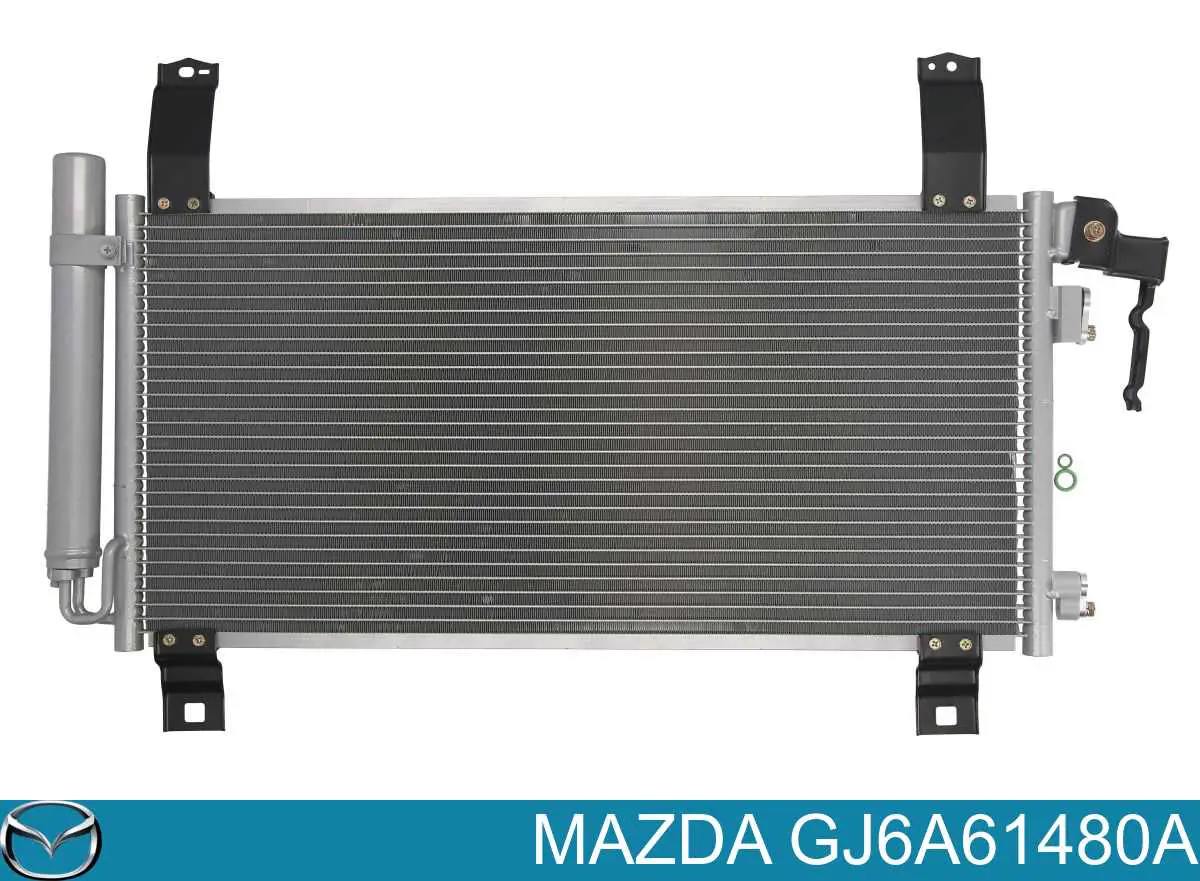 GJ6A61480A Mazda радиатор кондиционера