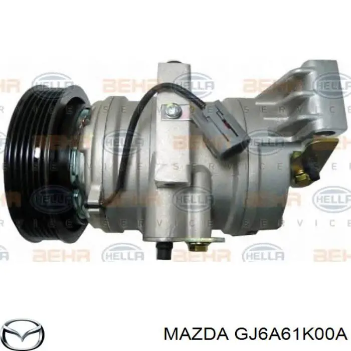 GJ6A61K00A Mazda compressor de aparelho de ar condicionado