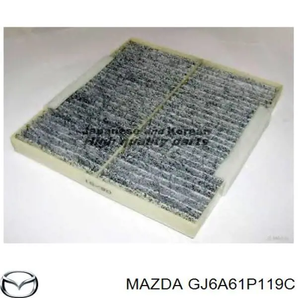 Фильтр воздушный отопителя Mazda GJ6A61P119C цена, от 4.87 USD