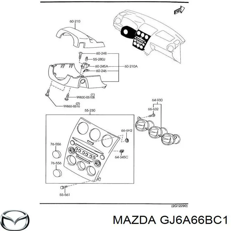 GJ6A66BC1 Mazda 