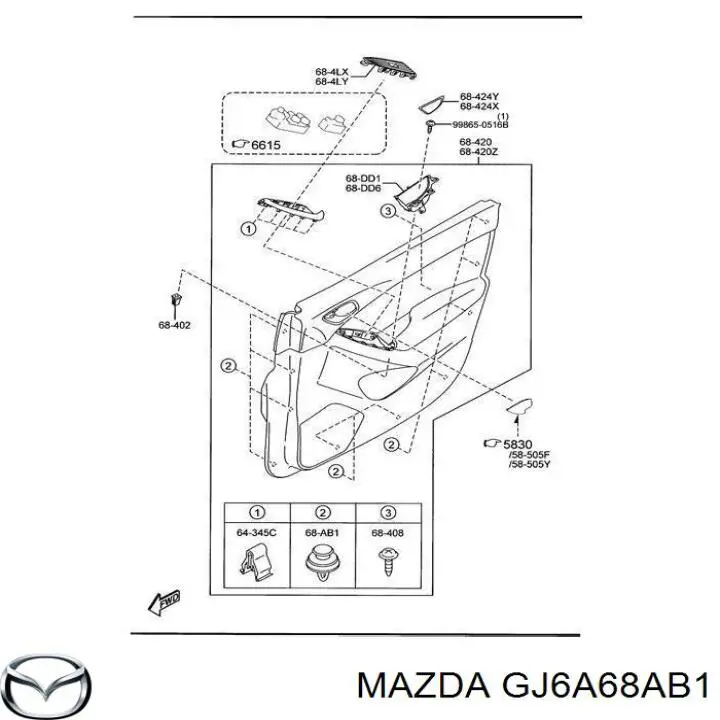 GJ6A68AB1 Mazda