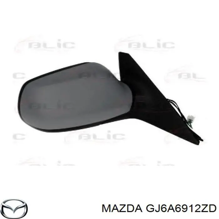 Правое боковое зеркало Mazda GR2F6912ZB