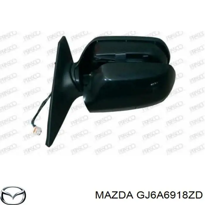 Купить GR2F6918ZB Mazda Наружное зеркало левое