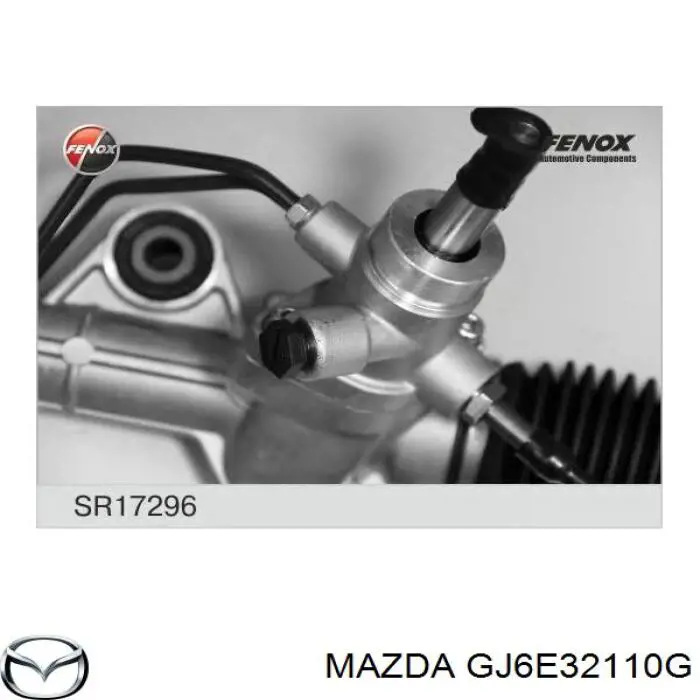 GJ6E32110G Mazda cremalheira da direção