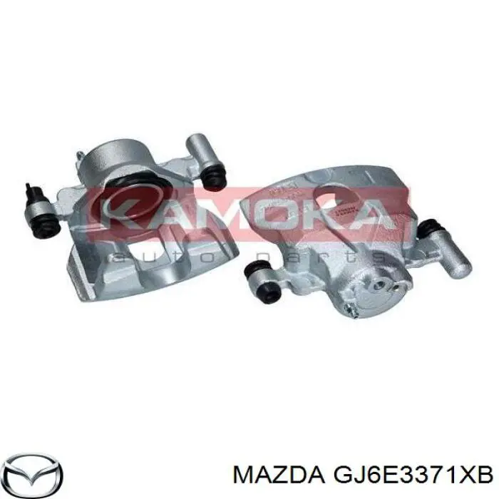 Купить GJ6E3371XB Mazda Суппорт тормозной передний левый