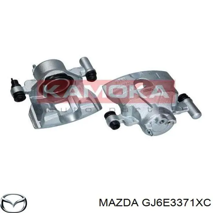Купить GJ6E3371XC Mazda Суппорт тормозной передний левый