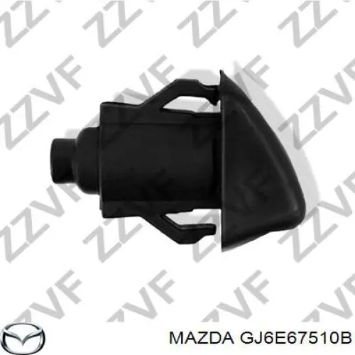 Injetor esquerdo de fluido para lavador de pára-brisas para Mazda 6 (GG)