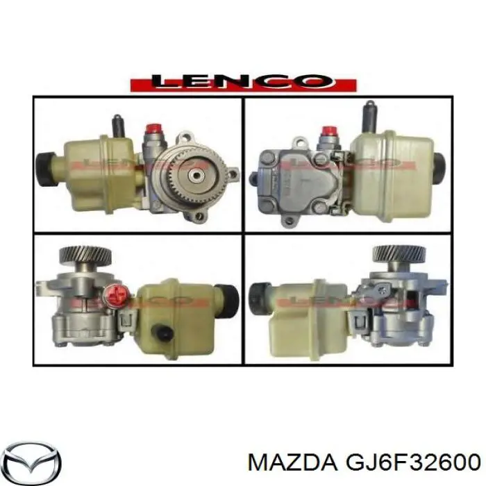 Насос гидроусилителя руля (ГУР) Mazda GJ6F32600