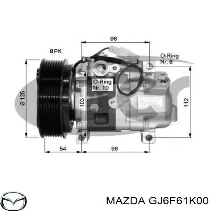 GJ6F61K00 Mazda