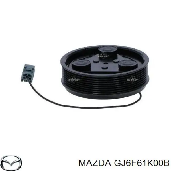 GJ6F61K00B Mazda компрессор кондиционера