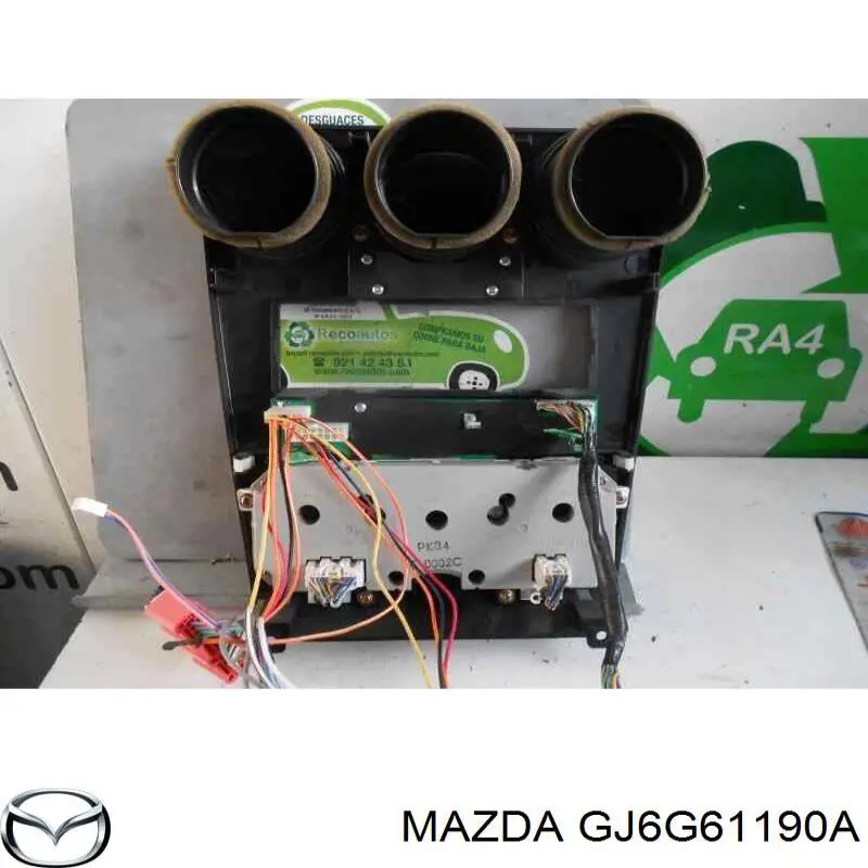 Unidade de controlo dos modos de aquecimento/condicionamento Mazda 6  GY