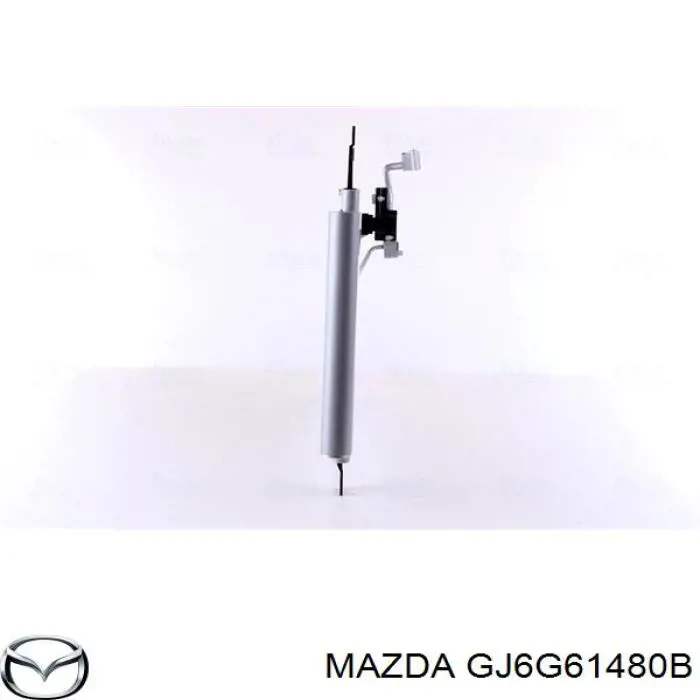 GJ6G61480B Mazda радиатор кондиционера