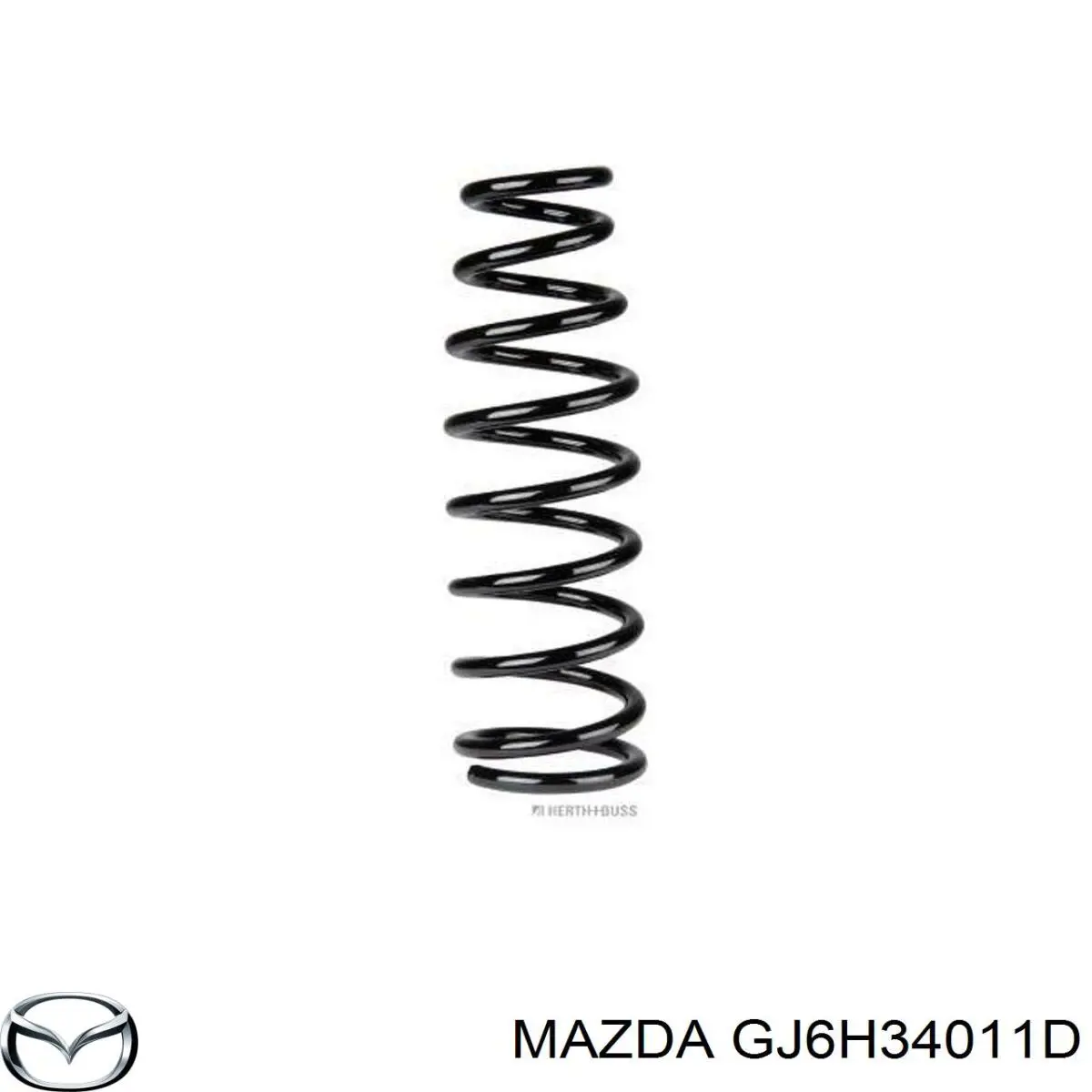Пружина передняя левая Mazda GJ6H34011D цена, от 8.58 USD