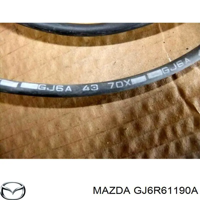 Блок управления кондиционером GJ6R61190A Mazda