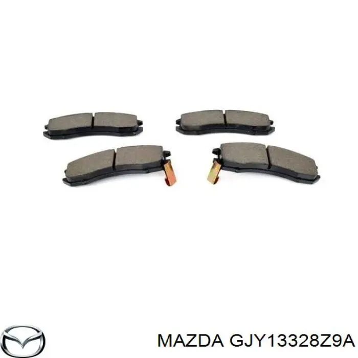 Передние тормозные колодки GJY13328Z9A Mazda