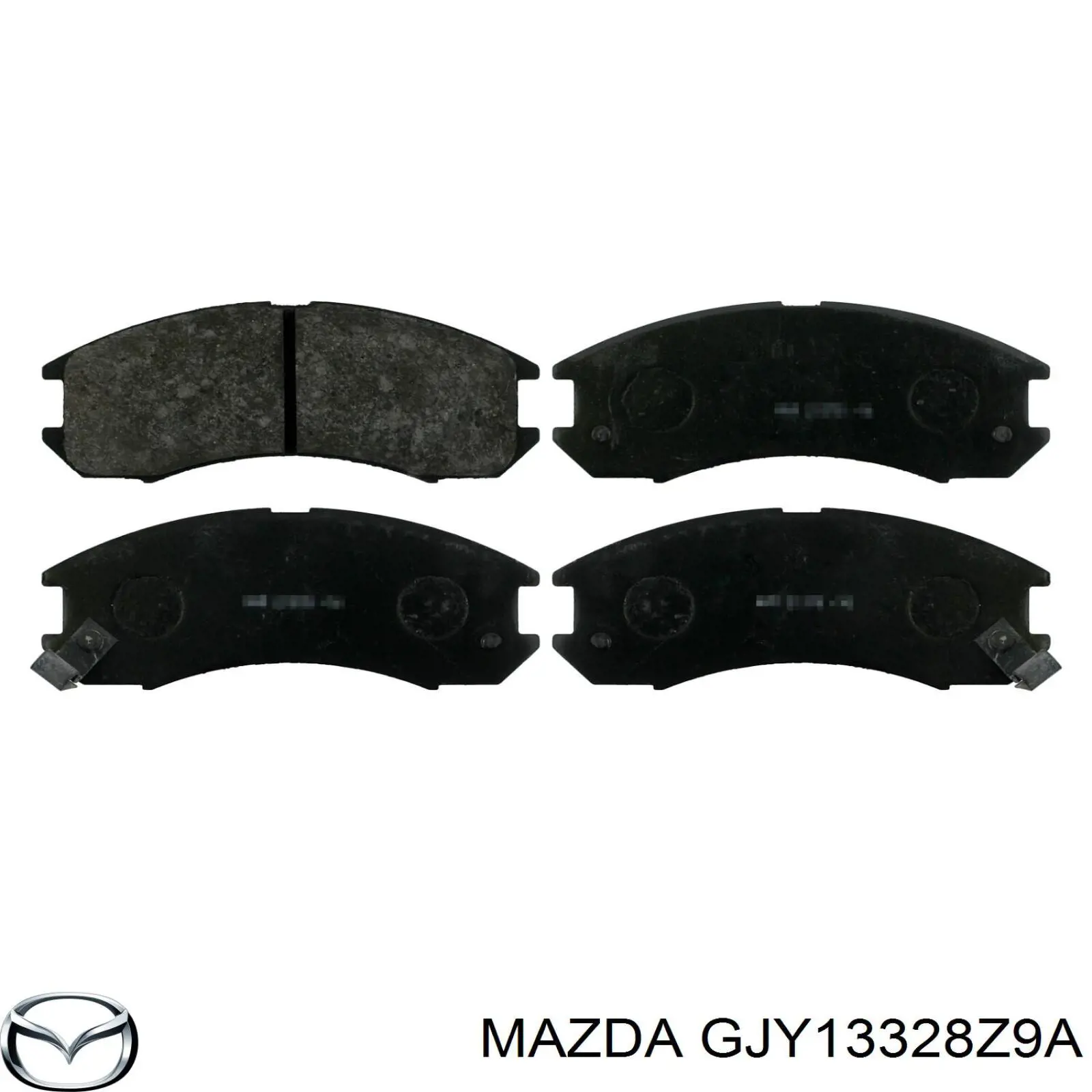 Купить GJY13328Z9A Mazda Колодки тормозные