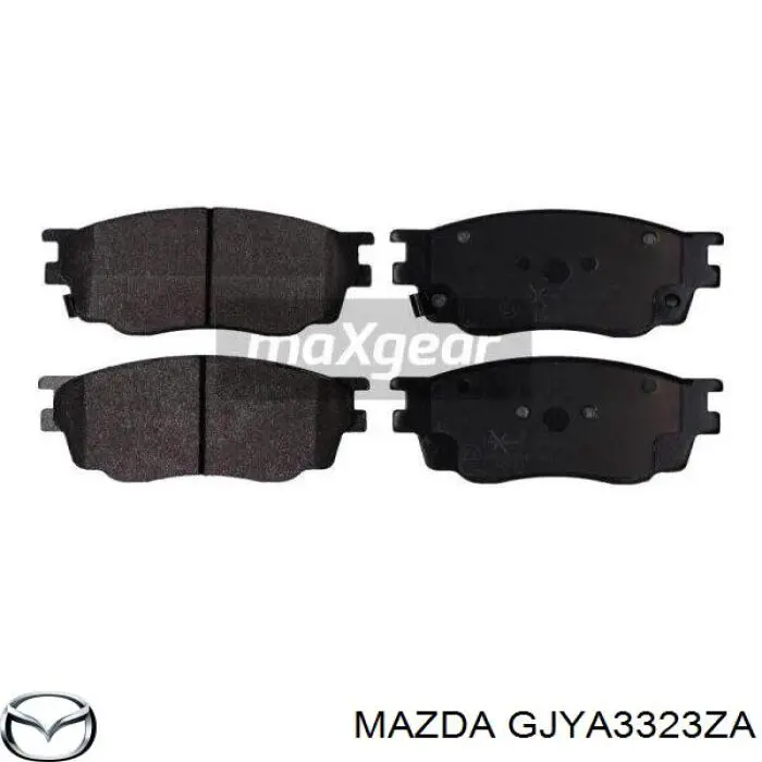 Купить GJYA3323ZA Mazda Колодки тормозные